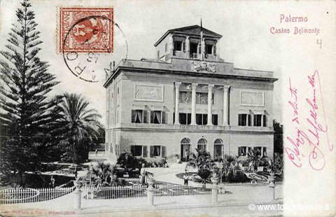 Casino Belmonte, Palermo. Foto anni 20.